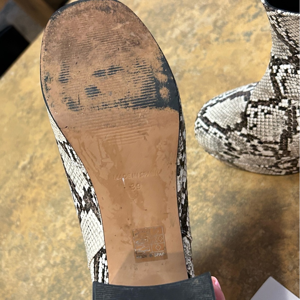 Anthropologie/Farylrobin Platform Snake Boots - Picture 8 of 11